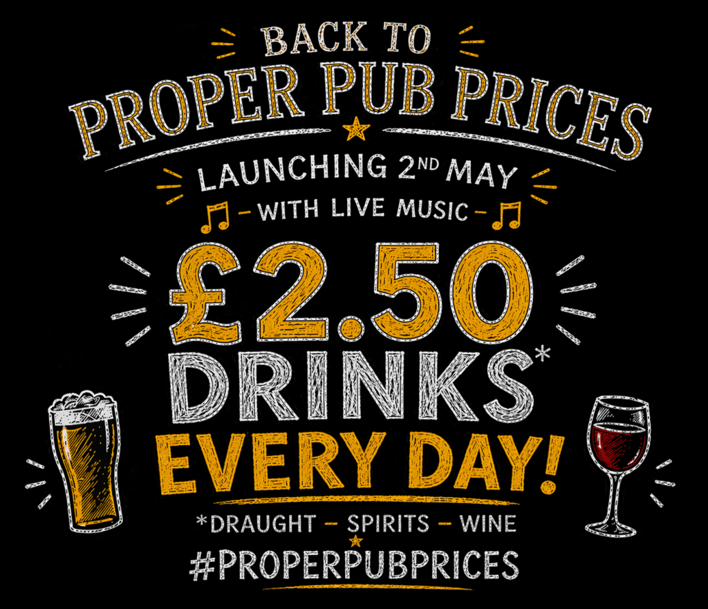 The Cornish Arms Proper Pub Prices